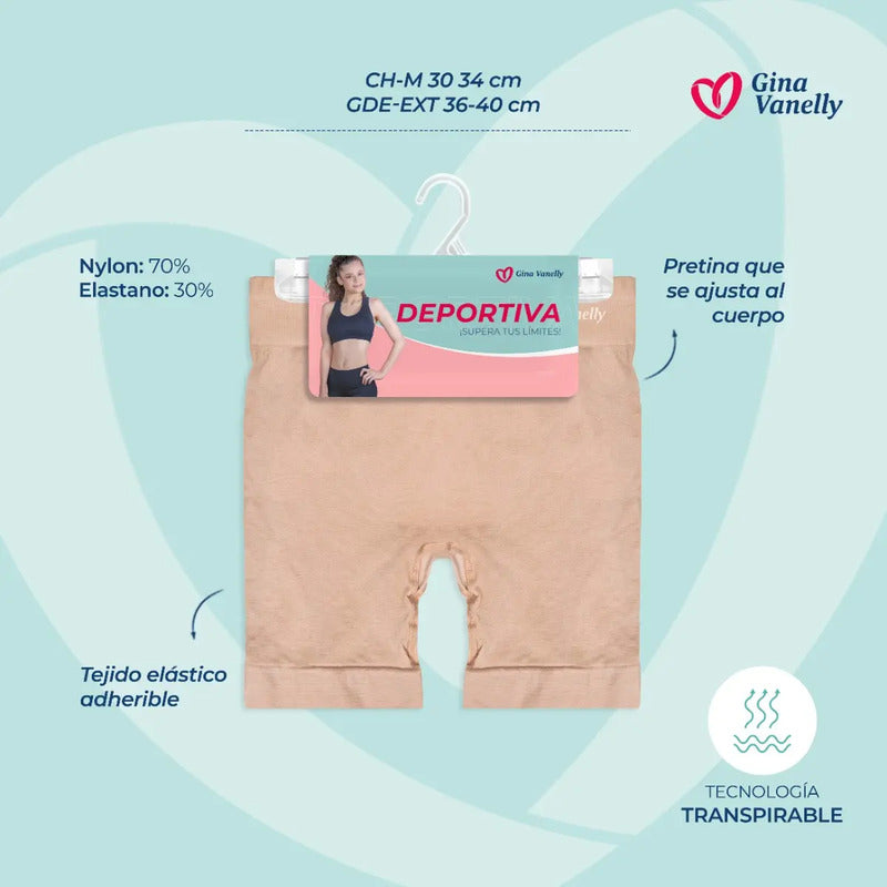 3 Pack Short Licra Deportiva Microfibra Premium Sin Costuras