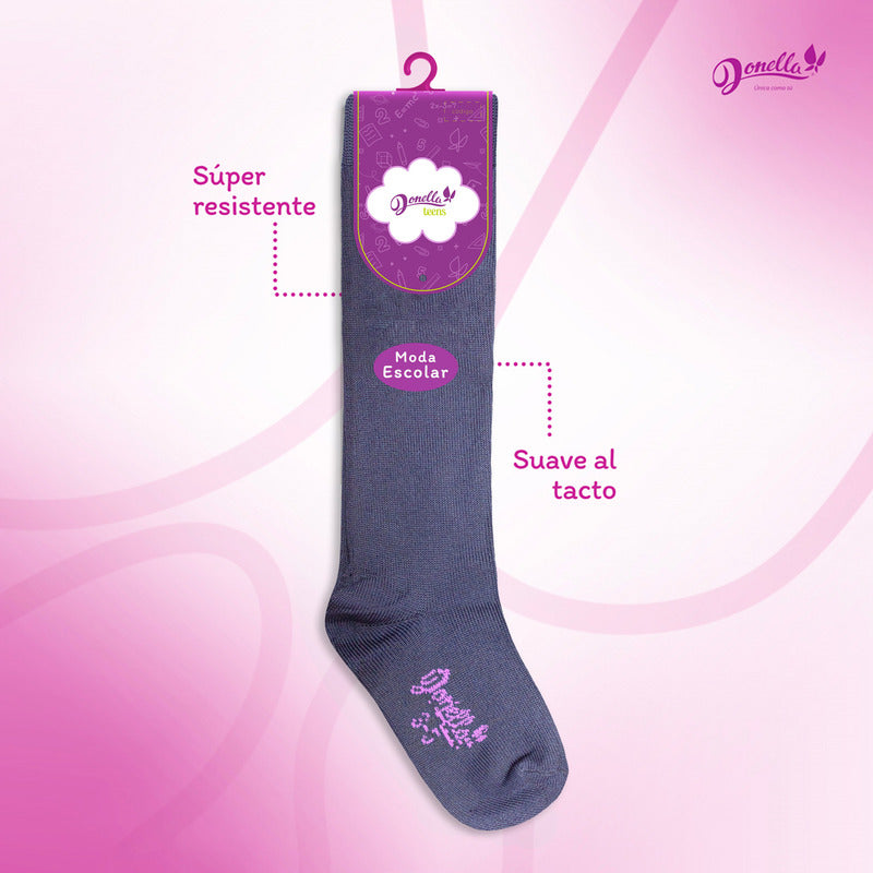 6 Pack Calceta Escolar Microfibra Super Resistente