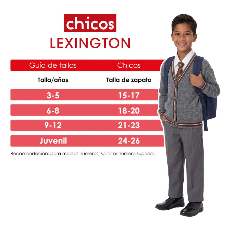 6pack Calcetines Niño Lexington Vestir Algodón Licra Premium