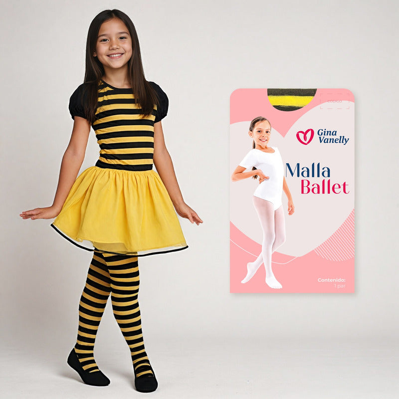 Malla Gina Vanelly  Ballet Niña Calidad Premium