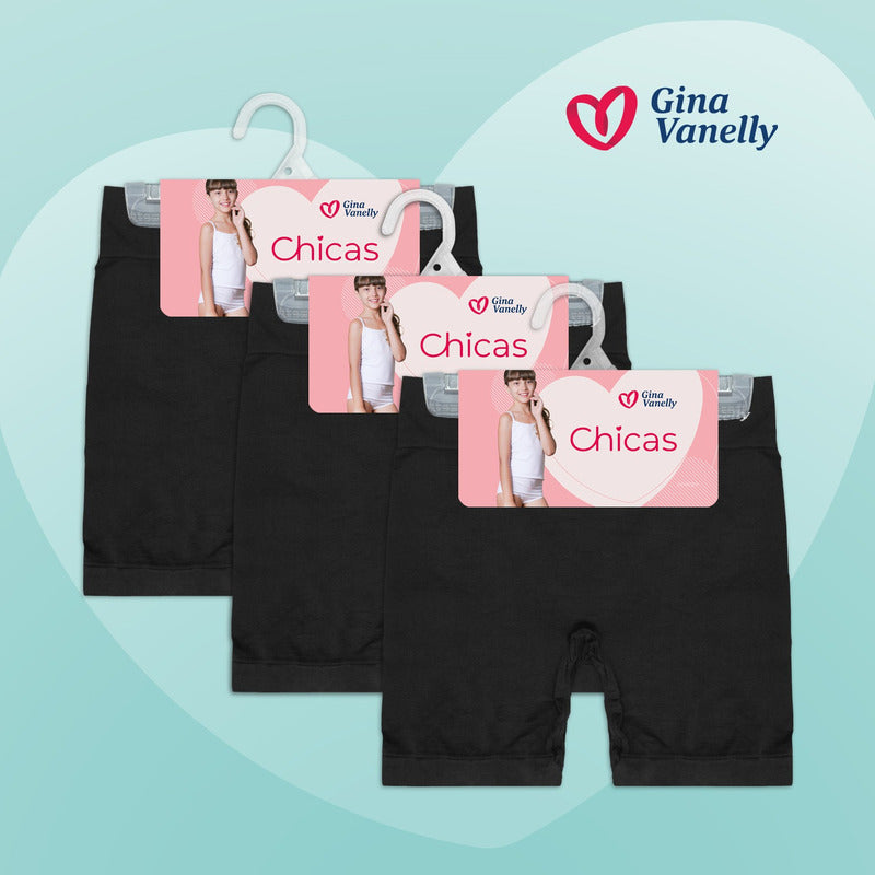 Short Licra Niña Gina Vanelly Microfibra Premium