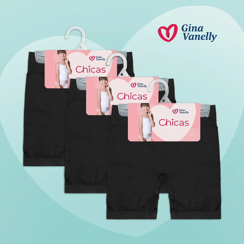 Short Licra Niña Gina Vanelly Microfibra Premium