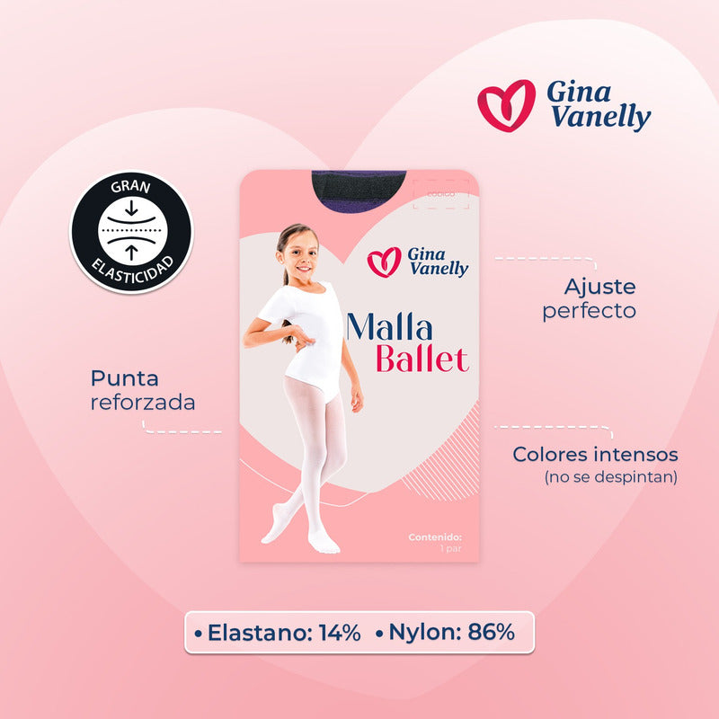Malla Gina Vanelly  Ballet Niña Calidad Premium