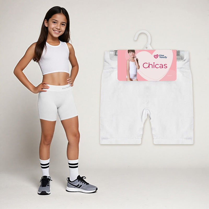 Short Licra Niña Gina Vanelly Microfibra Premium
