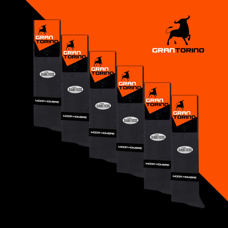 12 Pares Calcetines Para Diabéticos Gran Torino Súper Cómodo