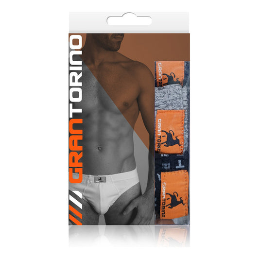 3 Pack Trusa Bikini Hombre Gran Torino Algodón - Licra