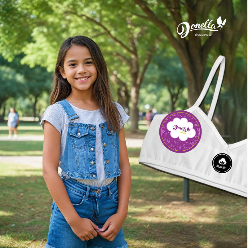 6 Pack Top Niña Donella Algodón Coquetos Comodos Durables