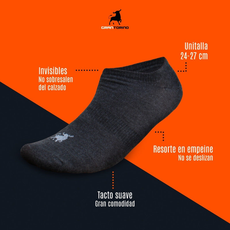 36 Pares Tines Hombre Invisibles Super Comodos Mayoreo