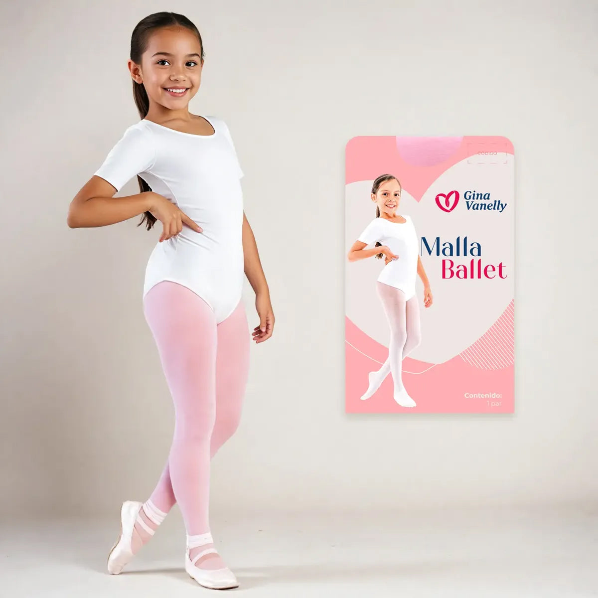 Malla Gina Vanelly  Ballet Niña Calidad Premium