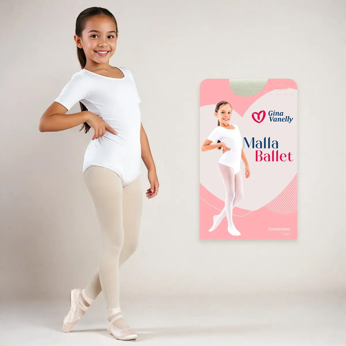 Malla Gina Vanelly  Ballet Niña Calidad Premium