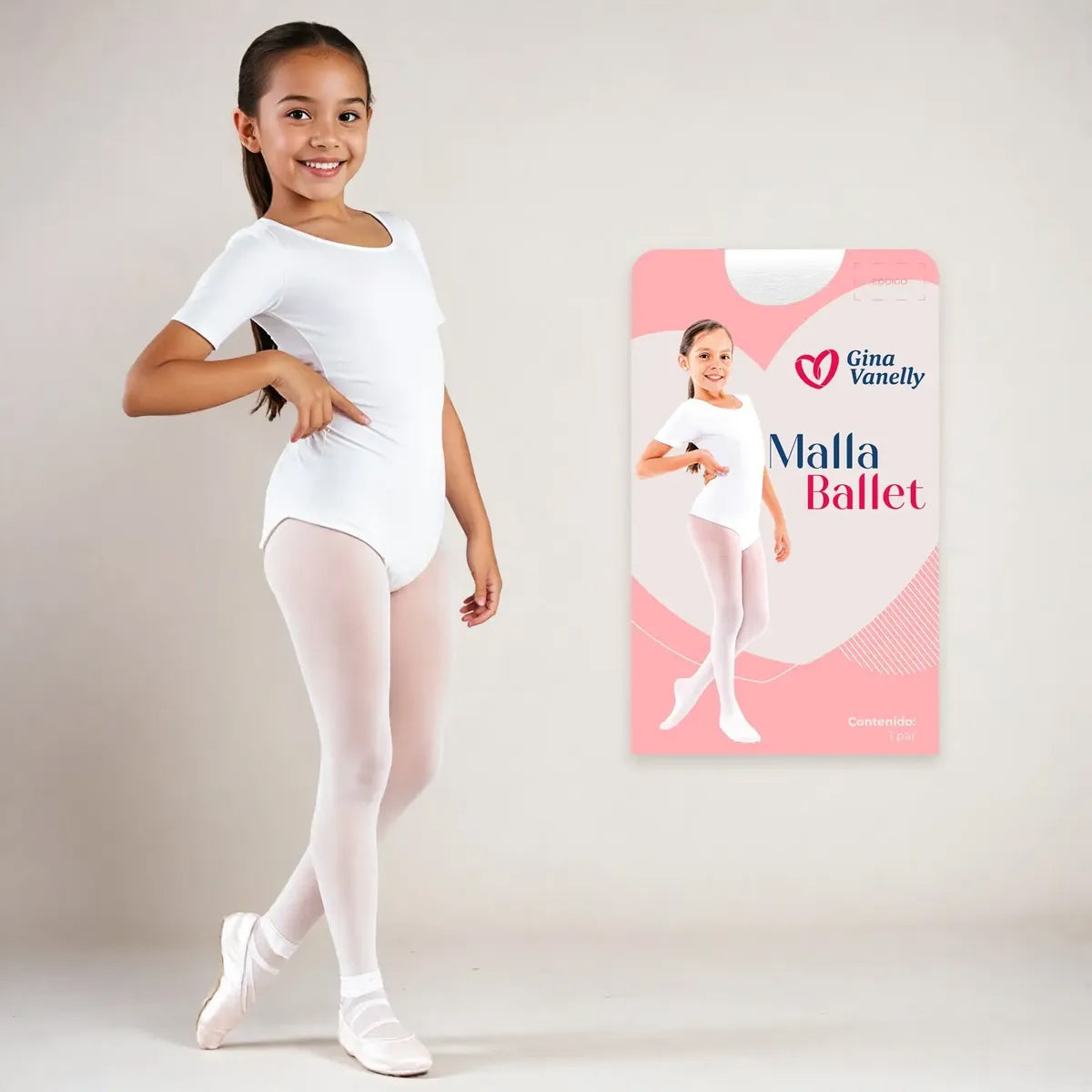 Malla Gina Vanelly  Ballet Niña Calidad Premium