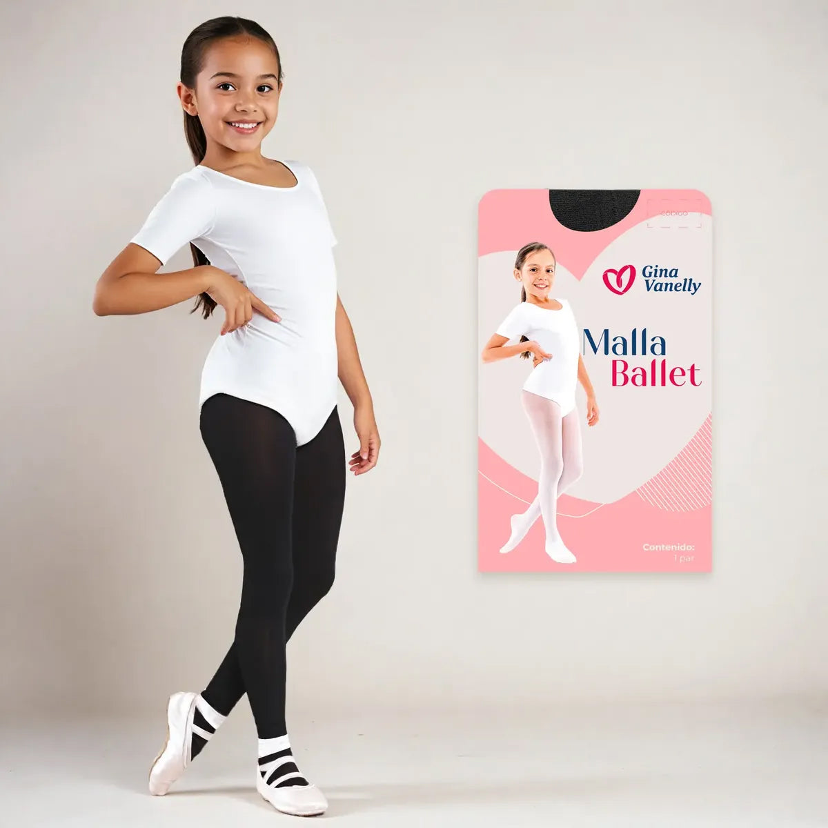Malla Gina Vanelly  Ballet Niña Calidad Premium