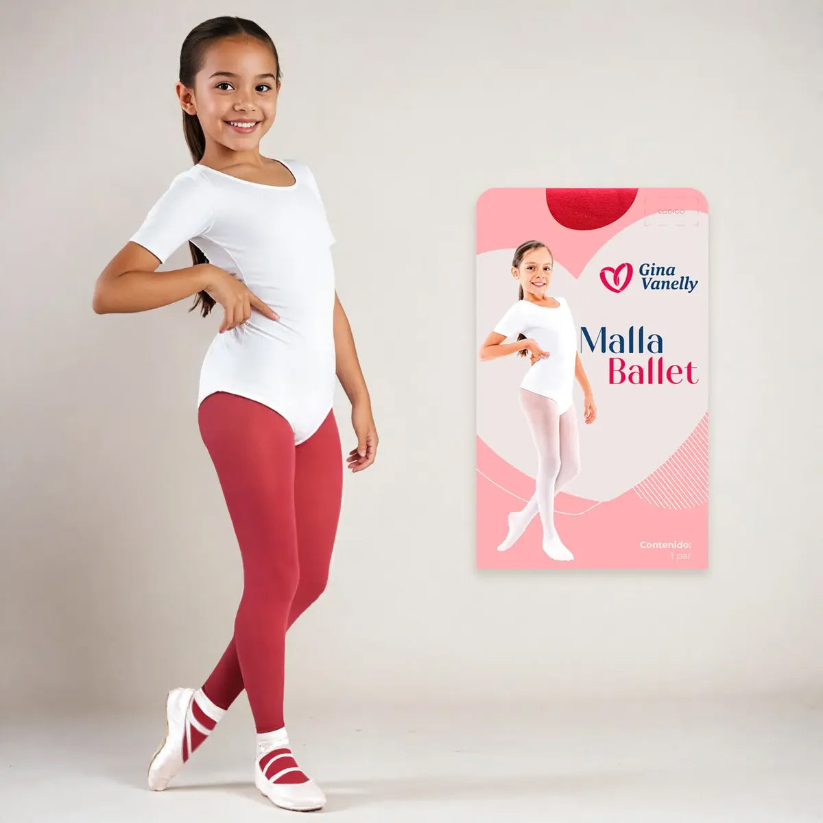 Malla Gina Vanelly  Ballet Niña Calidad Premium
