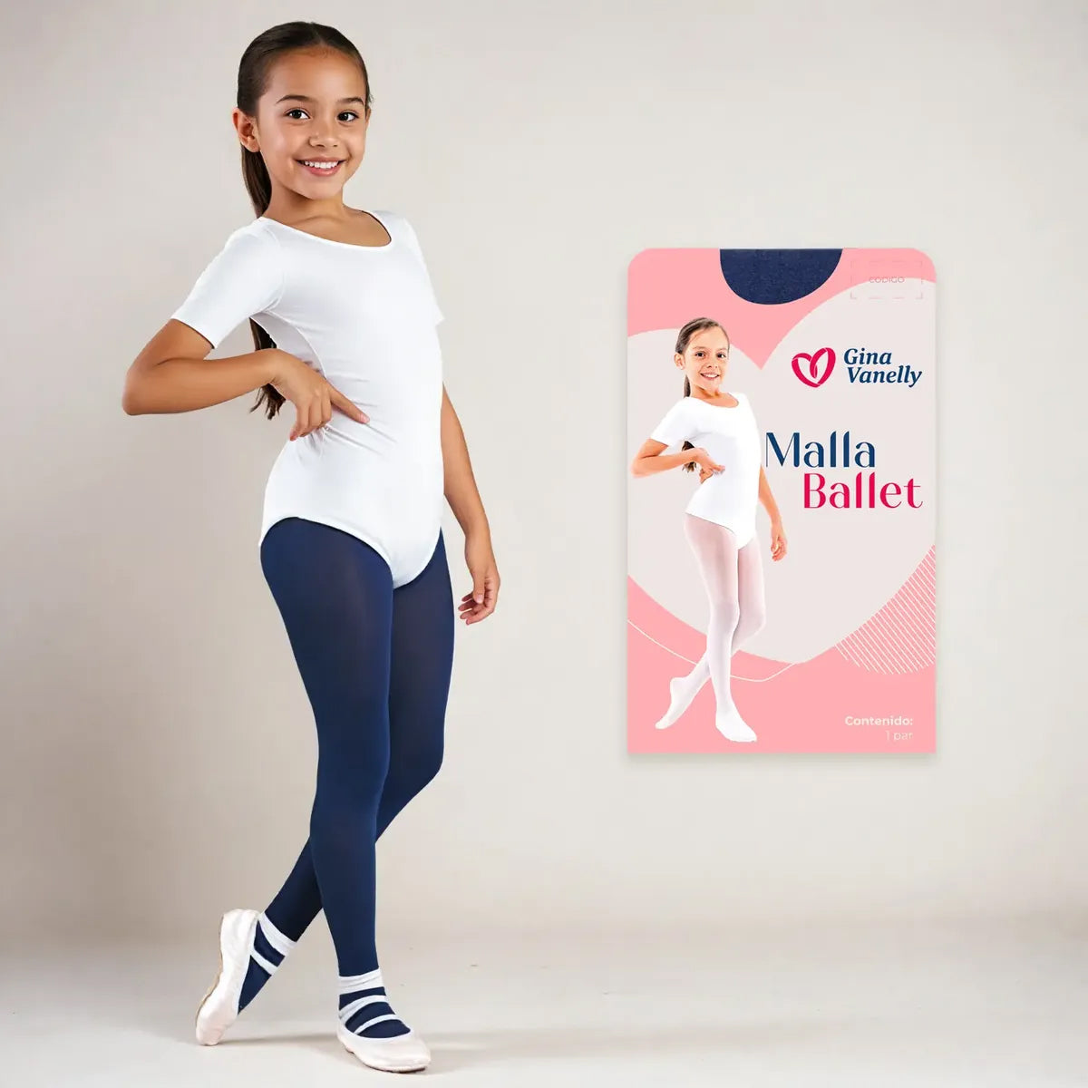 Malla Gina Vanelly  Ballet Niña Calidad Premium