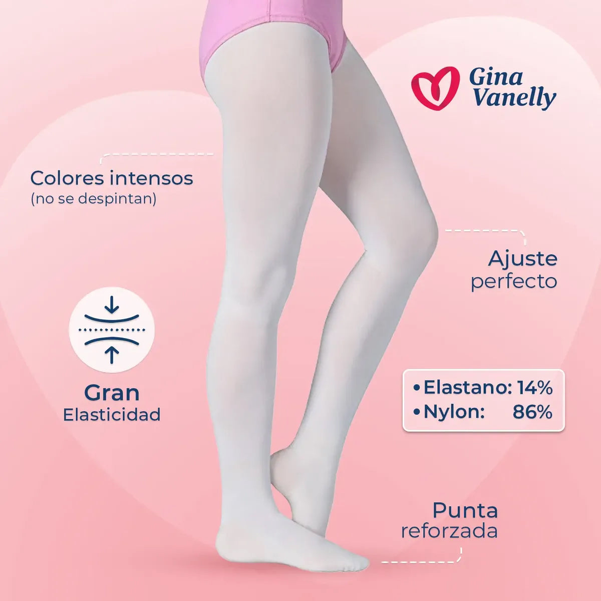 Malla Gina Vanelly  Ballet Niña Calidad Premium