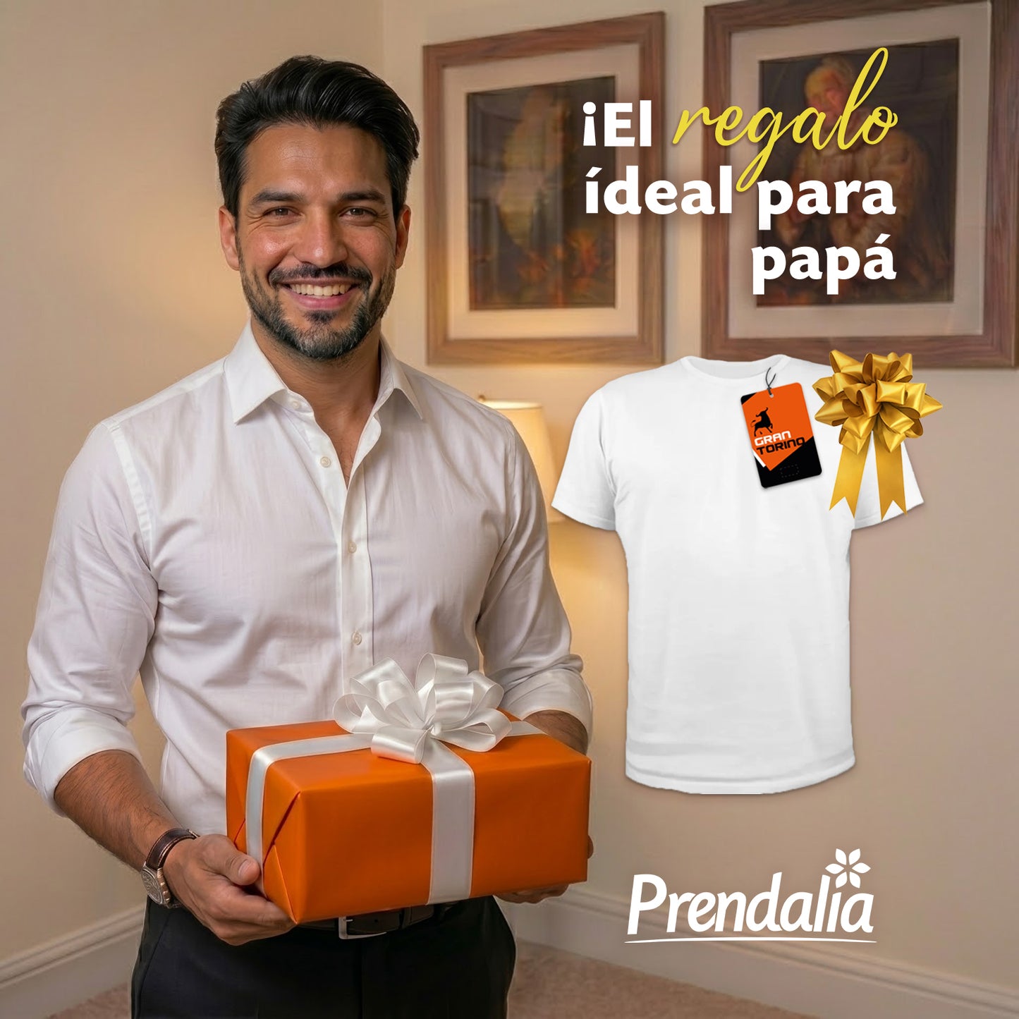 6 Pack Playera Hombre Cuello Redondo Algodón Afelpada